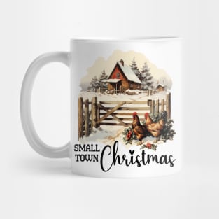 small town christmas Mug